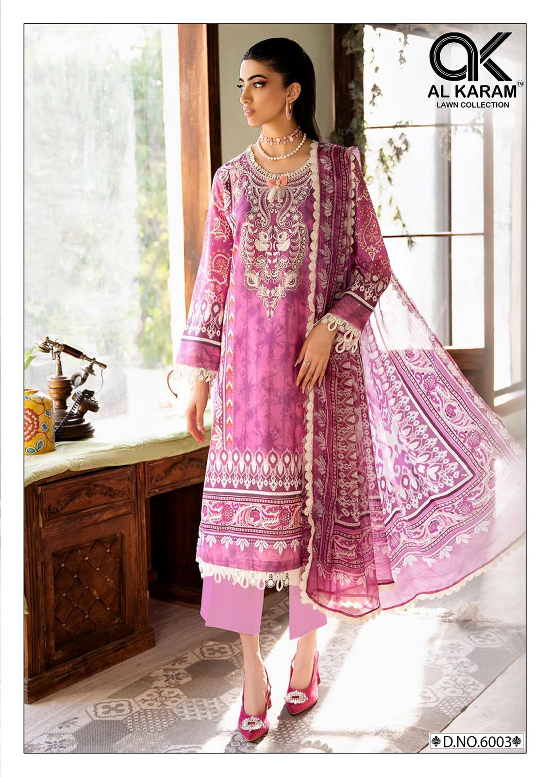 Florence Vol 6 By Al Karam Lawn Cotton Pakistani Readymade Suits Orders In India